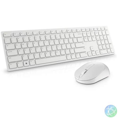 Dell KM5221W Pro Wireless Hungarian Keyboard and Mouse White