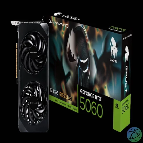Gainward RTX5060 Ghost OC 8GB GDDR7 128bit 3-DP HDMI videokártya