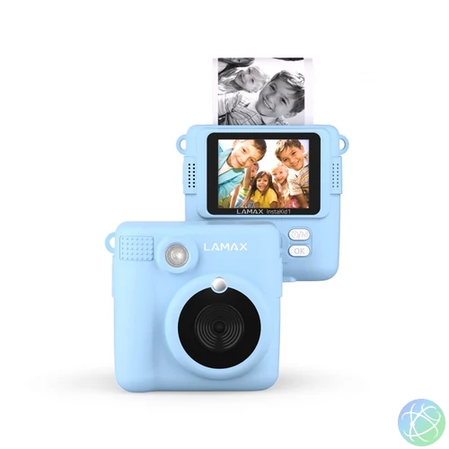LAMAX InstaKid1 Blue Instant hőpapíros fényképezőgép