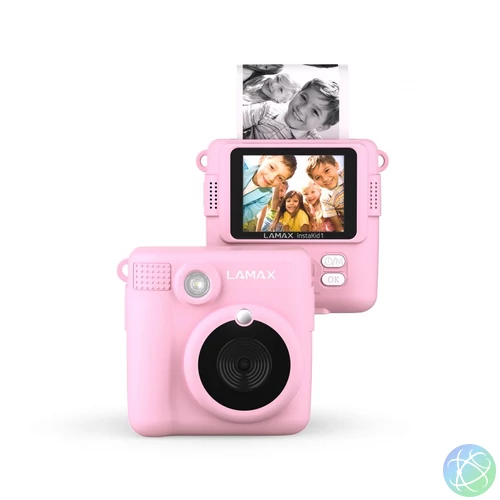 LAMAX InstaKid1 Pink Instant hőpapíros fényképezőgép