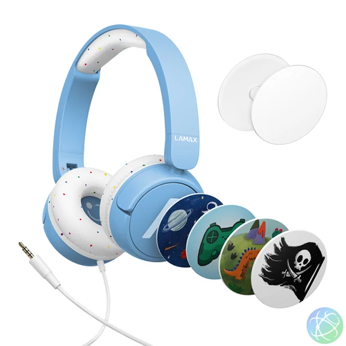 LAMAX SoundKid1 blue Vezetékes gyerek fejhallgató kék