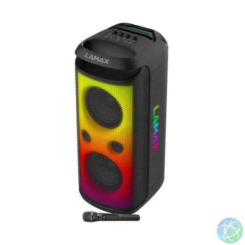 LAMAX PartyKing1 Max 200W Bluetooth Party hangszóró vezetéknélküli karaoke mikro