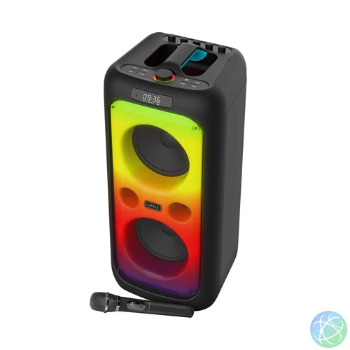 LAMAX Partyking1 Plus  100W Bluetooth Party hangszóró vezeték nélküli mikrofonna