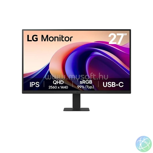 LG 27" 27U631A-B 16:9 QHD IPS USB-C 100 Hz monitor