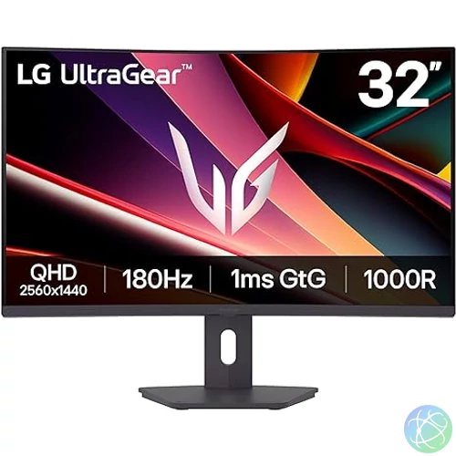 LG 32" 32G600A-B 16:9 QHD 180Hz 1ms ívelt gaming monitor