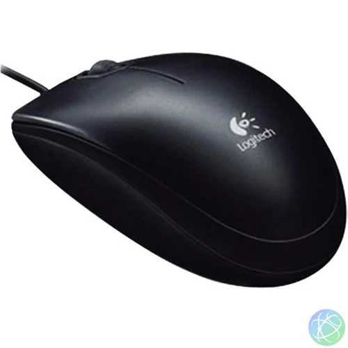 Logitech B100 optikai egér fekete USB OEM /910-003357/