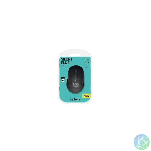 Logitech M330 SILENT PLUS vezeték nélküli optikai egér fekete/910-004909/