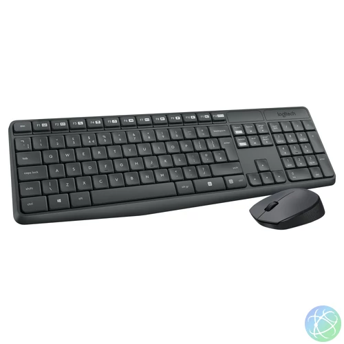 Logitech MK235 Wireless Combo billentyűzet + egér Black HU