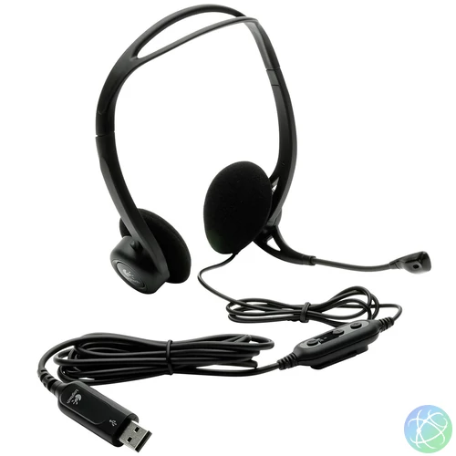Logitech PC 960 sztereó mikrofonos fejhallgató /981-000100/