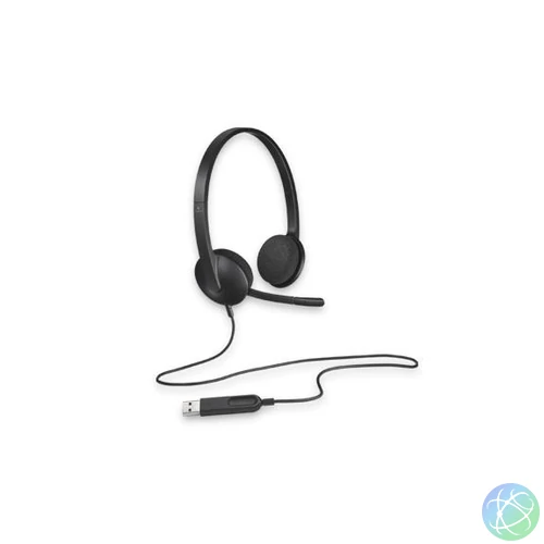 Logitech Headset H340 mikrofonos fejhallgató USB csatlakozó /981-000475/