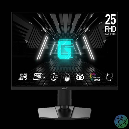 MSI G255PF E2 - 24.5" FHD IPS 180Hz monitor, fekete