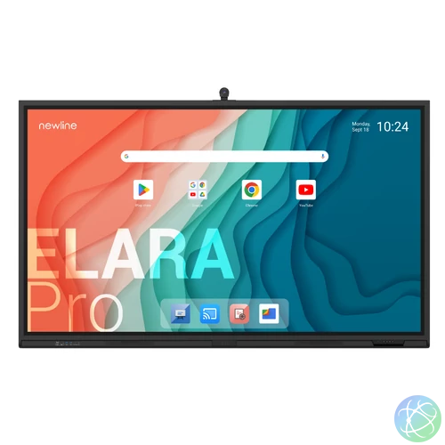 Newline TT-8623QCA+ ELARA PRO interaktív kijelző 86" Android 13 Google EDLA kame