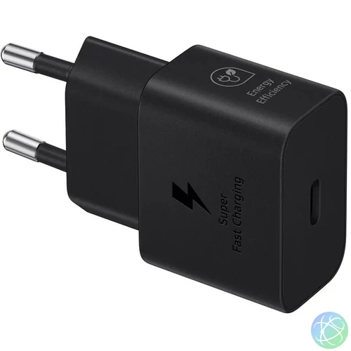 Samsung EP-T2510NBEGEU 25W USB-C hálózati töltő fej, fekete
