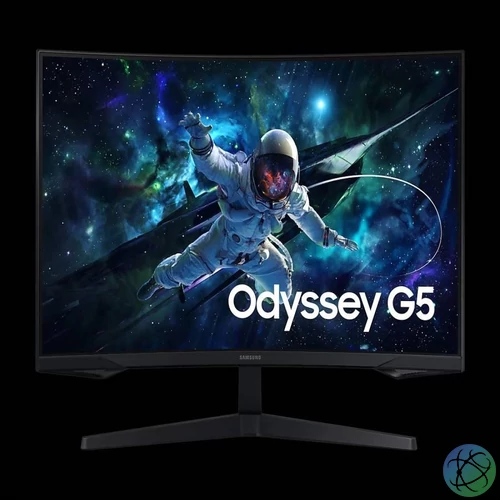 Samsung LS32CG552EUXEN 32" QHD 165Hz Odyssey G5 Ívelt Gaming Monitor
