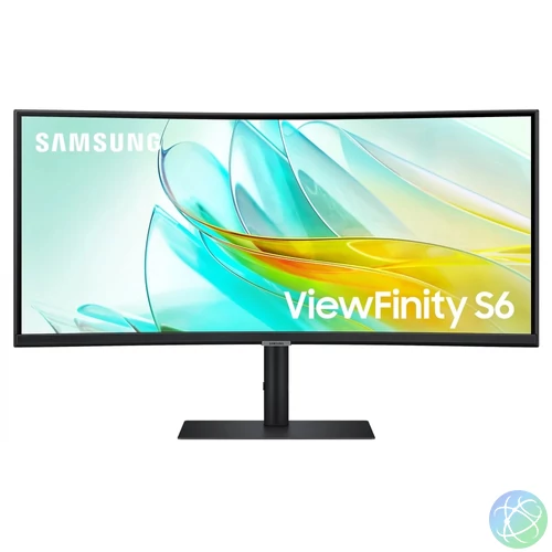 Samsung LS34C652UAUXEN 34" UWQHD ViewFinity S6 Üzleti Monitor, fekete
