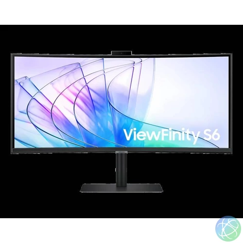 Samsung LS34C652VAUXEN 34" WQHD ViewFinity S6 ívelt üzleti Monitor webkamerával