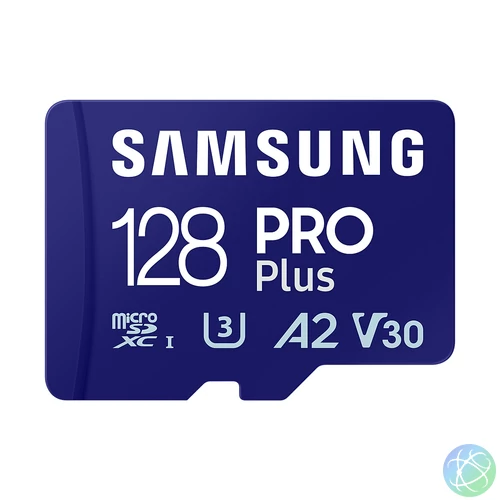 Samsung Pro Plus 128GB microSD (MB-MD128SB/WW) memóriakártya kártyaolvasóval