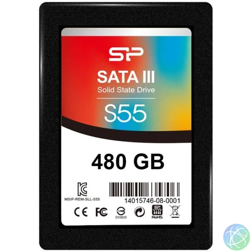 Silicon Power Slim S55 480GB SATA SSD (SP480GBSS3S55S25)