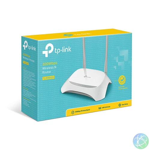 TP-LINK TL-WR840N 300 Mb/s vezeték nélküli N-es router
