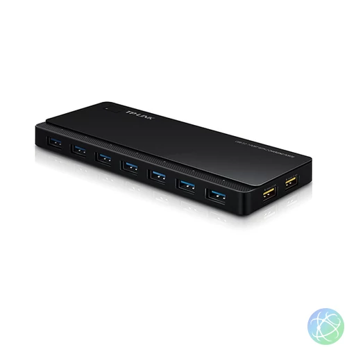 TP-LINK UH720 7 ports USB 3.0 HUB, 2 portos gyorstöltő