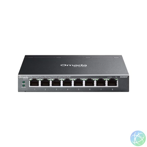 TP-LINK ES208GP Omada 8-Port Gigabit Easy Managed Switch with 8-Port PoE+