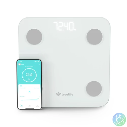 TrueLife FitScale W1 BT White Okosmérleg Fehér