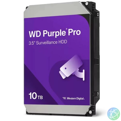 Western Digital HDD 10TB Purple Pro 3,5" SATA3 7200rpm 512MB - WD102PURP