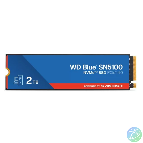 Western Digital SSD 2TB M.2 2280 NVMe SN5100 Blue - WDS200T5B0E-00CPE0