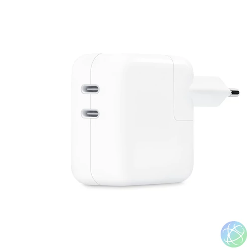 Apple 35 wattos, kétportos USB-C hálózati adapter (MW2K3ZM/A)