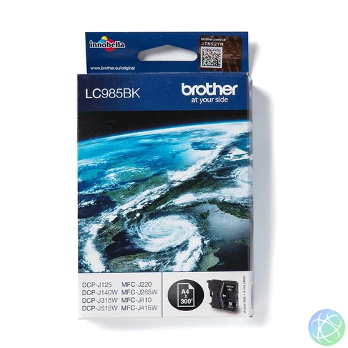Brother LC985BK tintapatron 1 db Eredeti Fekete