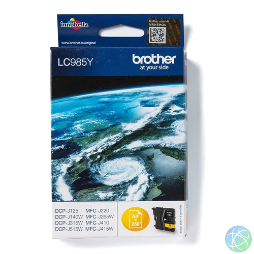 Brother LC985Y tintapatron 1 db Eredeti Sárga