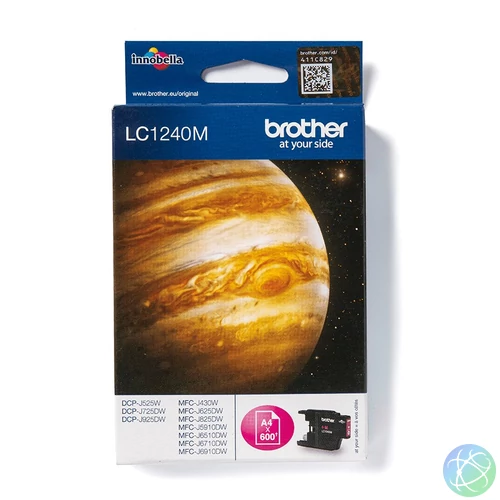 Brother LC1240M tintapatron 1 db Eredeti Magenta
