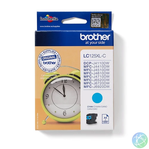 Brother LC-125XLC tintapatron 1 db Eredeti Cián