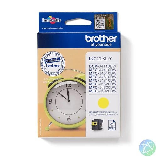 Brother LC-125XLY tintapatron 1 db Eredeti Sárga