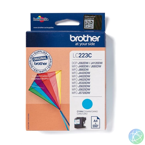 Brother LC223C tintapatron 1 db Eredeti Cián