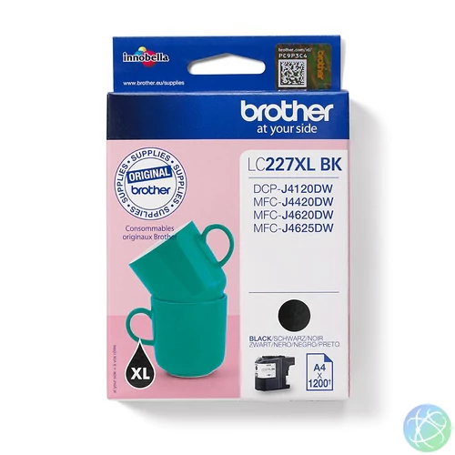 Brother LC227XLBK tintapatron 1 db Eredeti Fekete