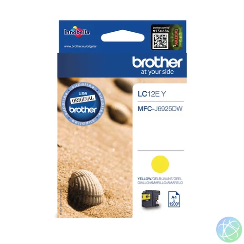 Brother LC12EY tintapatron 1 db Eredeti Sárga