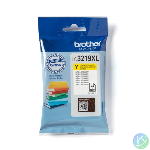 Brother LC3219XLY tintapatron 1 db Eredeti Sárga