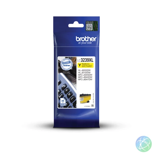 Brother LC-3239XLY tintapatron 1 db Eredeti Nagy (XL) kapacitású Sárga