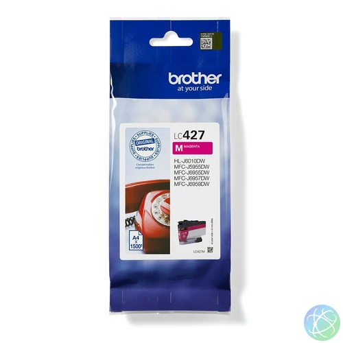 Brother LC-427M tintapatron 1 db Eredeti Standard teljesítmény Magenta