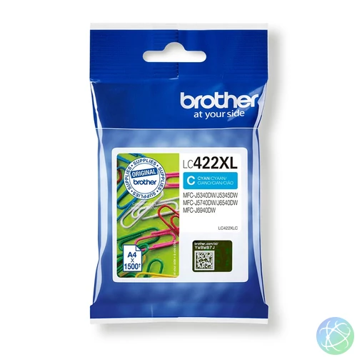 Brother LC422XLC tintapatron 1 db Eredeti Cián