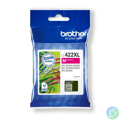 Brother LC422XLM tintapatron 1 db Eredeti Magenta