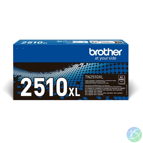 Brother TN-2510XL festékkazetta 1 db Eredeti Fekete