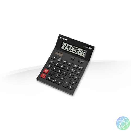 Canon AS-2400 számológép Asztali Kijelző kalkulátor Fekete