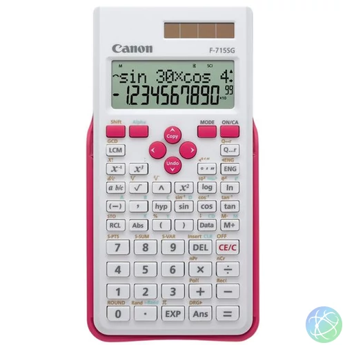Canon F-715SG számológép Hordozható Tudományos számológép Rózsaszín, Fehér