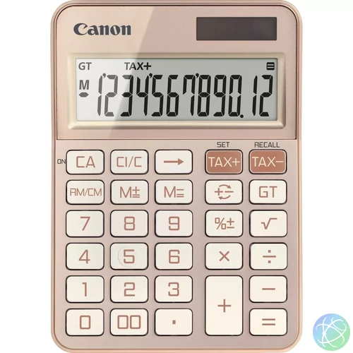 Canon KS-125KB számológép Asztali Alap számológép Rózsaarany