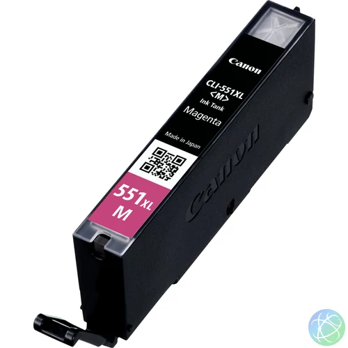 Canon CLI-551XL tintapatron 1 db Eredeti Nagy (XL) kapacitású Fotó bíborvörös