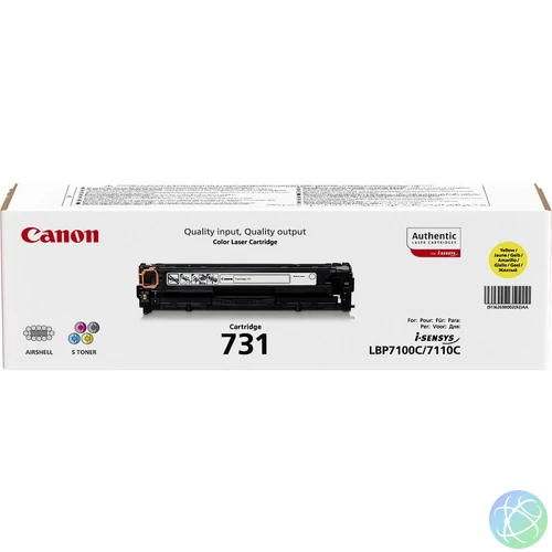Canon 731 festékkazetta 1 db Eredeti Sárga