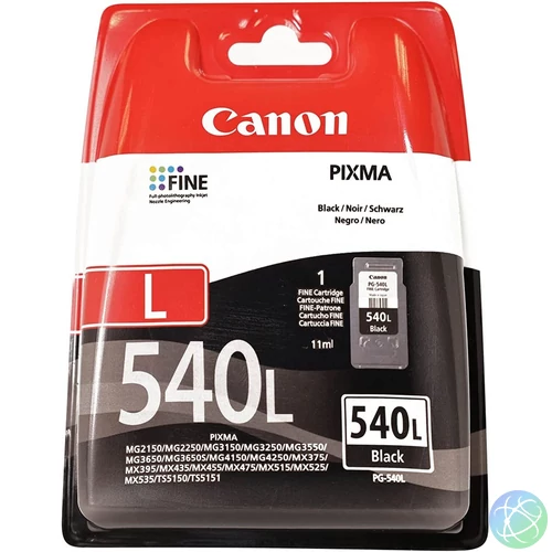 Canon PG-540L tintapatron 1 db Eredeti Standard teljesítmény Fekete