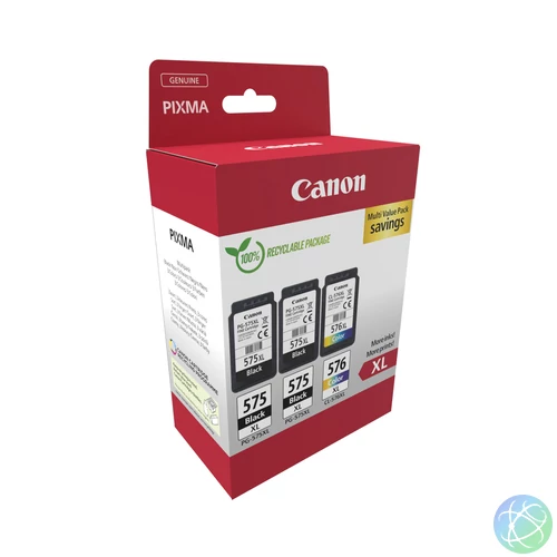 Canon 5437C004 tintapatron 3 db Eredeti Nagy (XL) kapacitású Fekete, Cián, Magenta, Sárga